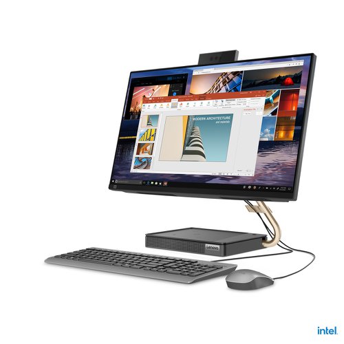 8LENF0G300EU | All you need to thrive at homeThe Lenovo IdeaCentre AIO 5i is designed with more than looks in mind. Driven by up to Intel Core i7 processors and backed by advanced memory and storage technology, it makes light work of the heaviest of tasks. Perfect for entertainment, it boasts a 23.8'' FHD display, Dolby Audio Premium, and Harman-certified JBL speakers. It's all you need in a home PC. And more.