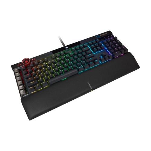 Corsair K100 RGB Optical Mechanical USB Wired QWERTY UK Keyboard