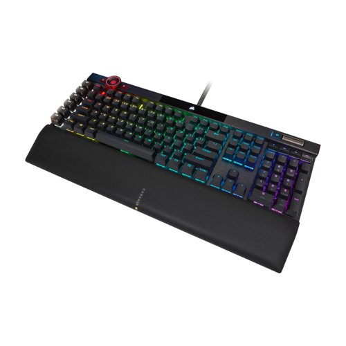 Corsair K100 RGB Optical Mechanical USB Wired QWERTY UK Keyboard