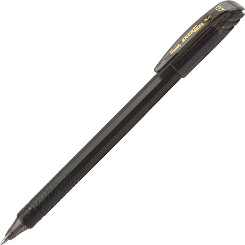 Pentel Energel Rollerball Pen Black ECO 96% (Pack 12) BL417R-A 76287PE