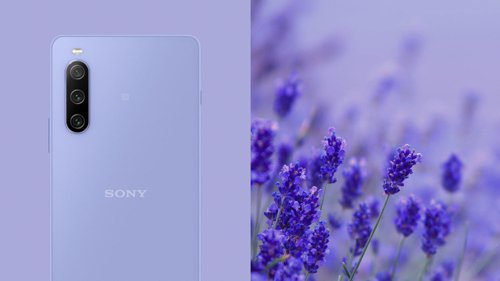 Sony Xperia 10 IV 6 Inch 5G Dual SIM Android 12 6GB RAM 128GB Storage 5000 mAh Lavender Purple Smartphone