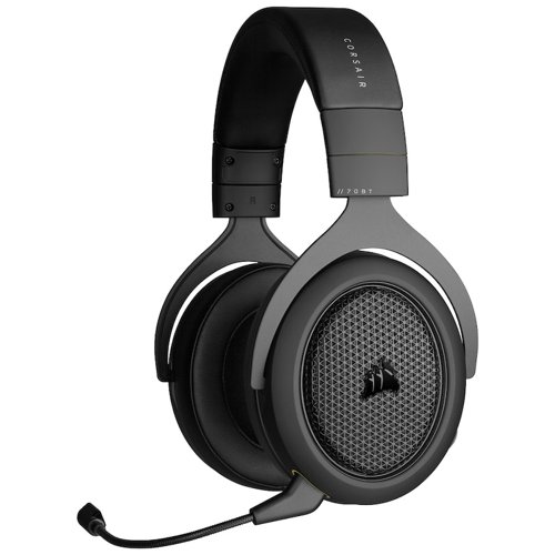 Corsair HS70 Wireless Bluetooth and Wireless USB C Carbon Gaming Headset