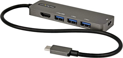 StarTech.com USB C 4K 60Hz HDMI Multiport Adapter with Power Delivery Docking Stations 8STDKT30CHPD3