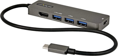 StarTech.com USB C 4K 60Hz HDMI Multiport Adapter with Power Delivery