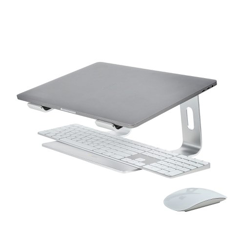 StarTech.com Aluminium Laptop Stand Maximum Weight 5kg Laptop / Monitor Risers 8STLAPTOPSTDSIL