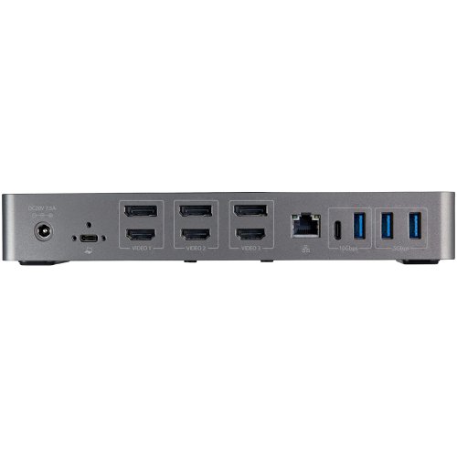 StarTech.com Hybrid USB C USB A Triple HDMI 4K 60Hz Dock