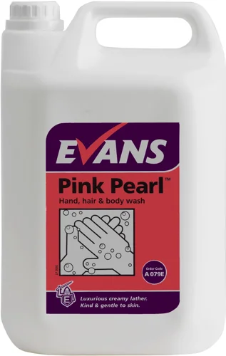 Evans Vanodine Pink Pearl Hand, Hair and Body Wash 5L