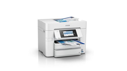 Expand your potential with this A4 multifunction inkjet. It offers high-quality, low-cost-printing and flexible wireless solutions.Think big with this high-quality multifunction with single and double-sided printing, scanning and fax all up to A4. You’ll stride through tasks with print speeds of up to 25ppm in black and a 50 page A4 automatic document feeder (ADF). And that’s not forgetting its cost-effective inks and flexible wireless connectivity solutions such and Scan-to-cloud.This A4 multifunction printer will meet the needs of even the most demanding home office and small office users. It offers double-sided (duplex) printing, scanning and faxing all up to A4, plus its automatic document feeder can process up to 50 double-sided A4 pages. Furthermore, its PrecisionCore printhead produces high-quality, laser-like prints.This efficient, reliable and fast model offers A4 double-sided printing and print speeds of 25ppm in black and 12ppm in colour. It’s also simple to operate directly thanks to its intuitive user interface and 10.9cm touchscreen.Dramatically reduce your costs; this printer is compatible with individual inks which are  50% more efficient compared to tri-colour cartridges. Giving great value for money, cartridges are available in standard and XL, with the highest yield delivering up to 2,200 pages.Print from anywhere in the office with Wi-Fi connectivity or use Wi-Fi Direct to print from compatible wireless devices without a Wi-Fi network. Epson's free mobile printing apps and solutions provide further versatility; Email Print allows you to send items to print from almost anywhere in the world². And with Scan-to-Cloud, you can enjoy the benefits of collaborative working.