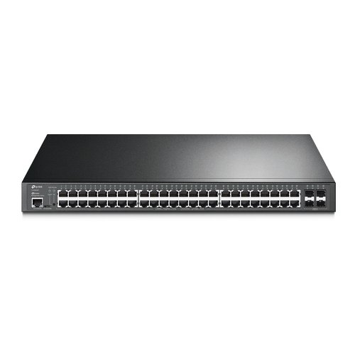 TP Link 52 Port Gigabit L2 Managed Switch with 48 PoE Plus Ports Ethernet Switches 8TPTLSG3452P