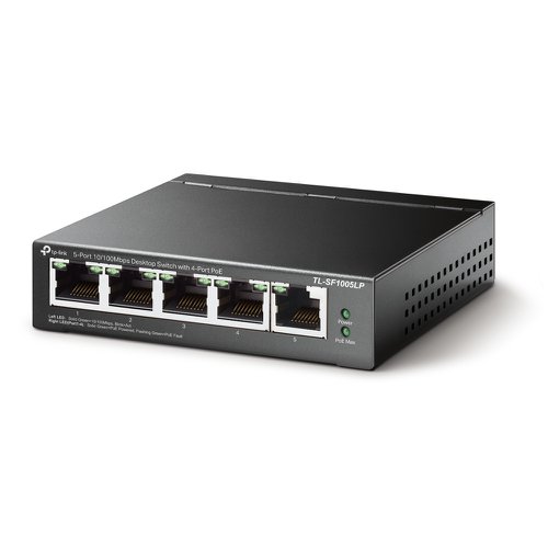 TP Link 5 Port 10 100Mbps Desktop Switch With 4 PoE Ports Ethernet Switches 8TPTLSF1005LP