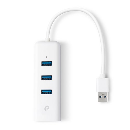 TP Link 3 Port USB 3.0 Hub Gigabit Ethernet Network Adapter 8TPUE330