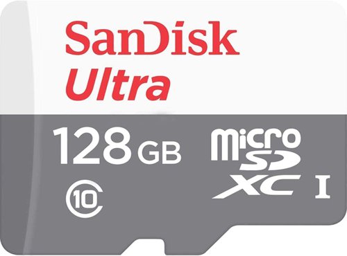 SanDisk Ultra 128GB Class 10 MicroSDXC Memory Card and Adapter SanDisk