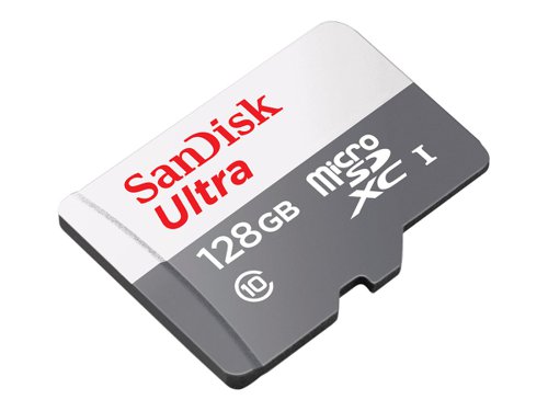 SanDisk Ultra 128GB Class 10 MicroSDXC Memory Card and Adapter Flash Memory Cards 8SD10314033