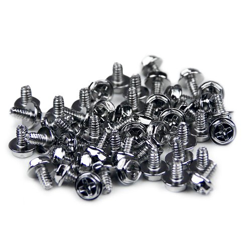 8STSCREW632 | This pack of 50 6-32 x 1/4in long screws are great to have on hand for building, repairing, and maintaining computer systems.