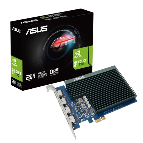 8AS10349133 | ASUS GeForce® GT 730 with 4 HDMI ports and passive cooling to enable quiet multi-monitor productivity.
