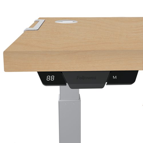 Fellowes Levado Height Adjustable Desk Maple 1200mm 9787101
