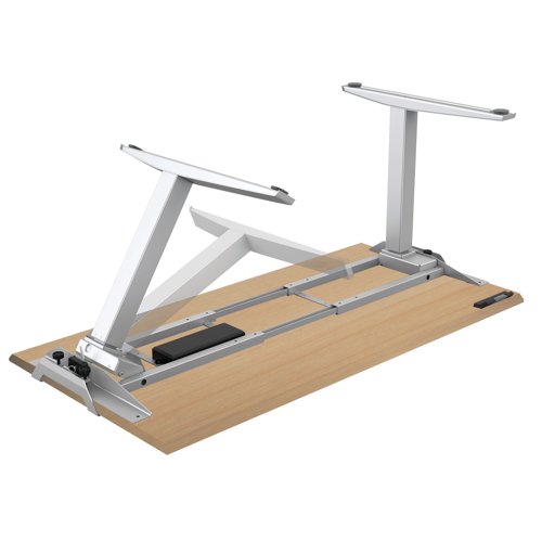 Fellowes Levado Height Adjustable Desk Maple 1200mm 9787101 Office Desks 37748FE