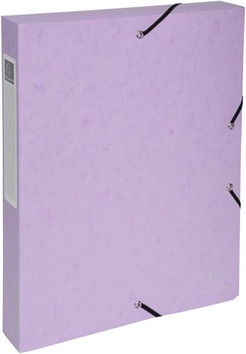 Aquarel brings a breeze of softness and lightness to the office environment, with a trendy colour palette in pastel shades. The Exacompta Aquarel Exabox 40mm Box File is made from 600gsm premium quality mottled pressboard for durability.