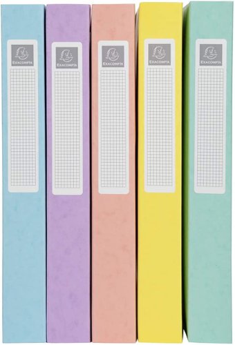 GH59560 | Aquarel brings a breeze of softness and lightness to the office environment, with a trendy colour palette in pastel shades. The Exacompta Aquarel Exabox 40mm Box File is made from 600gsm premium quality mottled pressboard for durability.