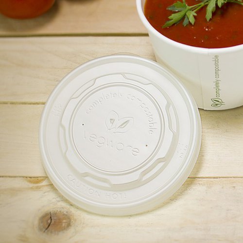 Vegware Soup Container Hot Lid 115-Series Opaque (Pack of 500) VLID115S VG92835 Buy online at Office 5Star or contact us Tel 01594 810081 for assistance