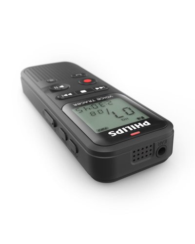 Philips Dictation DVT1160 VoiceTracer Audio Recorder 8GB Memory Black Dictation Machines 8PHDVT1160