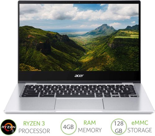 Acer Chromebook Spin 514 CP514-1H 14 Inch AMD Ryzen 3 3250C 4GB 128GB Chrome OS