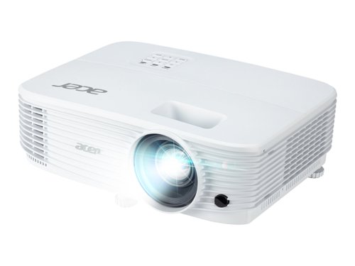 The Acer P1157i wireless projector delivers up to 4,500 lumens brightness, giving your presentations vivid colours and detail without the need for complete darkness. Combined with the SVGA (800 X 600) resolution and a variety of dynamic colour enhancing features, this premium projector is suitable for any type of office.