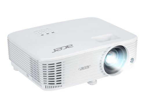 The Acer P1157i wireless projector delivers up to 4,500 lumens brightness, giving your presentations vivid colours and detail without the need for complete darkness. Combined with the SVGA (800 X 600) resolution and a variety of dynamic colour enhancing features, this premium projector is suitable for any type of office.