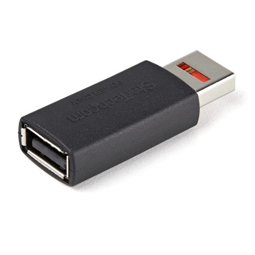 StarTech.com Secure Charging USB Data Blocker Adapter No Data Charge Power Only Adapter for Phone Tablet