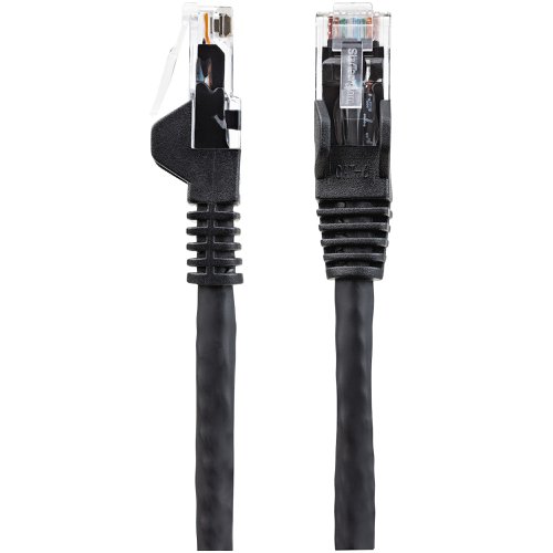 StarTech.com 2m CAT6 Ethernet Low Smoke Zero Halogen 10 Gigabit Black UTP Network Cable 8STN6LPATCH2MBK