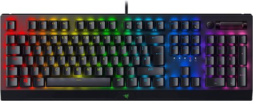 Razer BlackWidow V3 Green Switch USB QWERTY UK English Layout Keyboard Black