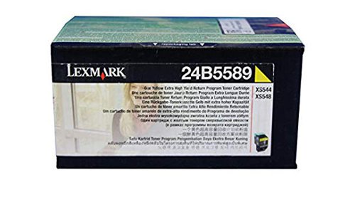 Lexmark 24B5589 Toner Cartridge Yellow Return Program, 3.000 Pages For Lexmark XS 544 24B5589
