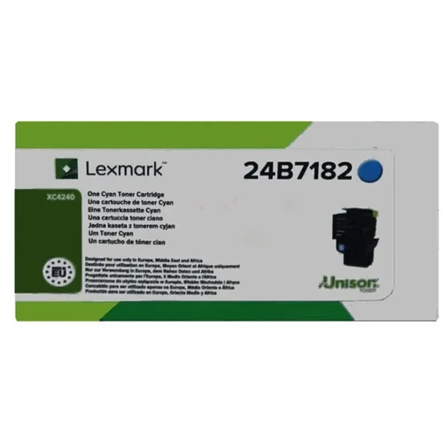 Lexmark 24B7182 XC4240 Cyan Toner Cartridge 24B7182