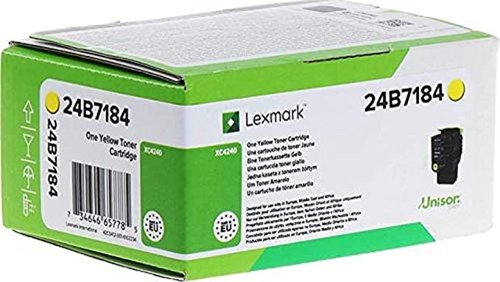Lexmark 24B7184 XC4240 Yellow Toner Cartridge 24B7184