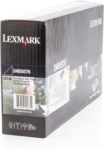 Lexmark 24B5578 Toner Cartridge Black, 12.000 Pages For Lexmark CS 748 24B5578