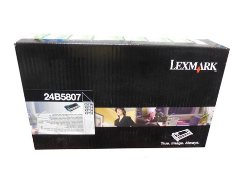Lexmark 24B5807 Toner Cartridge Black Return Program, 12.000 Pages For Lexmark XS 734 24B5807