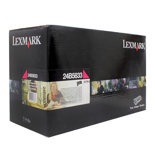Lexmark 24B5833 Toner Cartridge Magenta, 18.000 Pages For Lexmark XS 796 24B5833