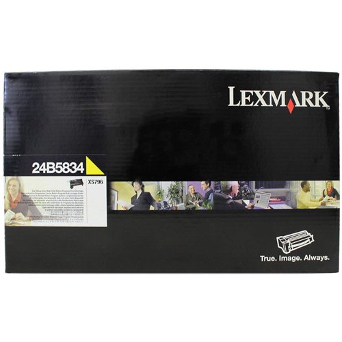 Lexmark 24B5834 Toner Cartridge Yellow, 18.000 Pages For Lexmark XS 796 24B5834