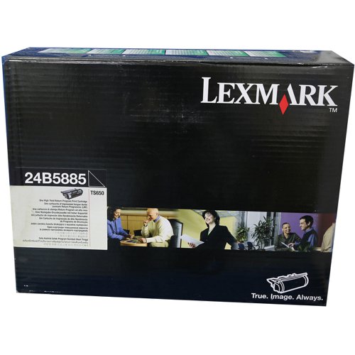 Lexmark 24B5885 Toner Cartridge Black, 25.000 Pages For Lexmark TS 650 24B5885