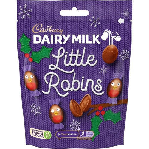 Cadbury Dairy Milk Xmas Robins 77g 0401243