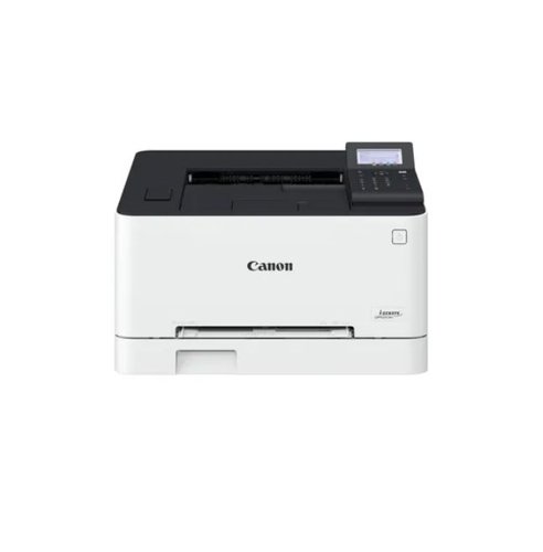CO67046 | This Canon i-SENSYS LBP633Cdw colour single-function A4 laser printer is designed for small to medium businesses or individuals working remotely. This compact, space saving printer is perfect for small working areas. Processor Speed: 800MHz x2, 1 GB Memory. Produces quality prints at 21 pages per minute. The warm up time is 13 seconds or less from power on, with first printout in 10.5 seconds or less. Print resolution is up to 1200 x 1200 dpi. 45 PCL fonts, 136 PS fonts. Automatic double-sided printing. Secure Print: Print from USB memory key (JPEG/TIFF/PDF); Canon PRINT Business app, iOS: AirPrint; Android; Mopria certified, Canon Print Service Plug-in. Control panel: 5 Line LCD, 3 LED (Job, Error, Energy saver), Buttons, 10-key numeric keypad. 250 sheet cassette/1 sheet manual feed. Printer is supplied with Black: 910 pages, C/M/Y: 680 pages starter cartridges.