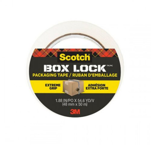 Scotch Box Lock Packaging Tape 3950 48 mm x 50 m Single Roll 7100263253