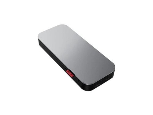 8LEN40ALLG2WWW | The Lenovo Go USB-C Laptop Power Bank (20000 mAh) is a game-changing solution for remote workers who need access to a large reserve of power for their USB-C laptops and devices to achieve peak productivity. With a whopping 20,000 mAh capacity, you can rapidly charge multiple devices even while you are recharging the power bank. With built-in overcharge and safety protection.