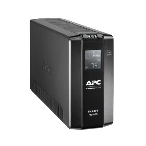 8APBR650MI | High performance computer and electronics UPS for premium power protection.APC Back-UPS Pro provide battery backup and surge protection, ideal for your home, home office or small business. The new Back-UPS Pro models are equipped with premium features including increased runtime and power capability for your critical electronics.