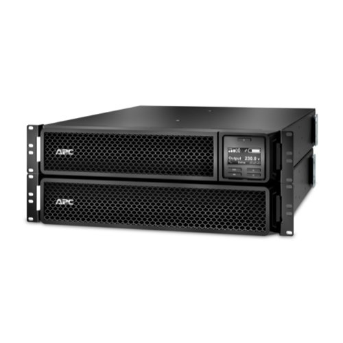 Smart-UPSTM On-Line provides high-density, double-conversion, online power protection for servers, voice/data networks, medical labs, and light industrial applications. The Smart-UPS On-Line is capable of supporting loads from 1 kVA – 10 kVA in a rack/tower convertible chassis. The 6 kVA, 8 kVA, and 10 kVA models feature unity output power factor enabling them to support power-hungry blade servers or heavily loaded equipment racks. When business-critical systems require runtime in hours, not minutes, Smart-UPS On-Line can be configured with multiple battery packs to meet aggressive runtime demands. The included PowerChuteTM Network Shutdown management software provides unattended graceful shutdown of network operating systems. Models 5 kVA to 10 kVA include an integrated network management card for remote management. The entire Smart-UPS On-Line family provides value to customers with demanding power conditions, including a very wide input voltage window, extremely tight output voltage regulation, frequency regulation, internal bypass, and input power factor correction.Includes: CD with software, country-specific detachable power cord, documentation CD, installation guide, network management card, rack mounting brackets, rack mounting hardware, rack mounting support rails, USB cable, warranty card.
