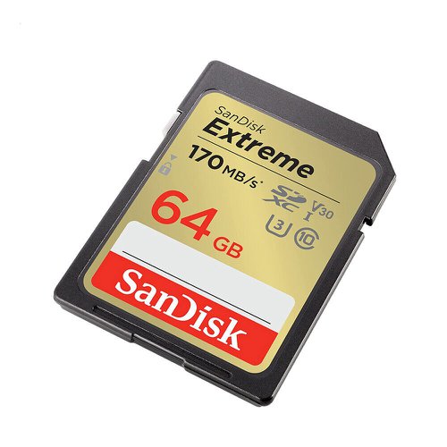 SanDisk Extreme 64GB SDXC UHS-1 Class 10 Memory Card  8SASDSDXV2064GGNC