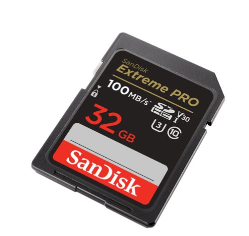 SanDisk Extreme PRO 32GB SDHC UHS-I Class 10 Memory Card Flash Memory Cards 8SASDSDXXO032GGN4