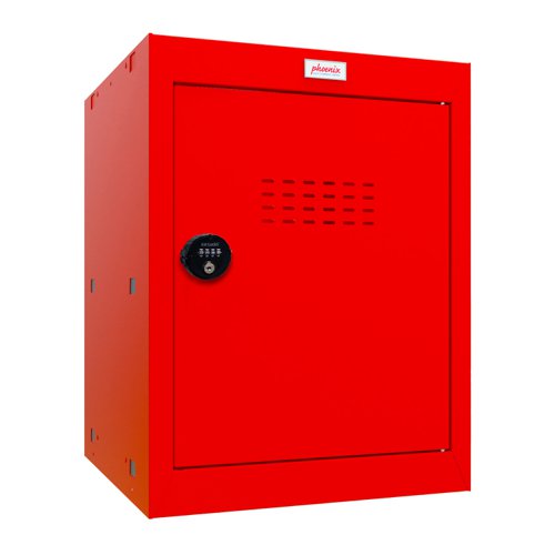 Phoenix CL Series Size 2 Cube Locker in Red with Combination Lock CL0544RRC Phoenix