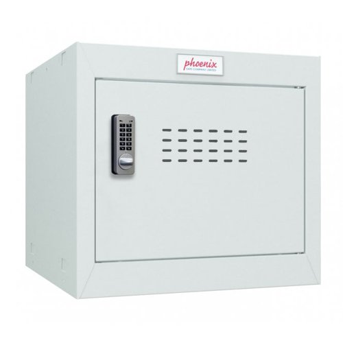 Phoenix CL Series Size 1 Cube Locker in Light Grey with Electronic Lock CL0344GGE