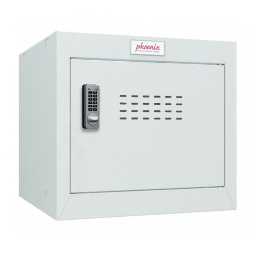 Phoenix CL Series Size 1 Cube Locker in Light Grey with Electronic Lock CL0344GGE Phoenix